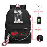 Tokyo Revengers Valhalla Chifuyu Matsuno School Backpack with USB Charging