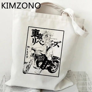 Tokyo Revengers Jute Shopping Bag Tote Foldable Shopper