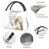 Tomoe & Nanami Love Anime Lunch Bag - Retro School Thermal Cooler Bag