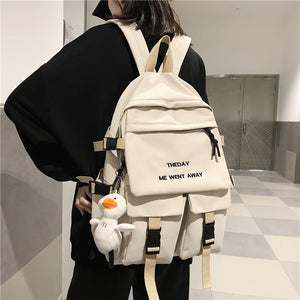 Harajuku Style Women's Backpack Large Capacity School Bag