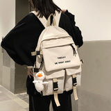 Women's Large Capacity School Backpack Harajuku Style