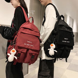 Women's Large Capacity School Backpack Harajuku Style