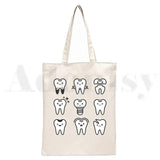 Funny Tooth Dentist Graphic Shoulder Bag