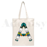 Dentist Women Canvas Shopping Bag Eco Handbag Tote Reusable Shopper Bags