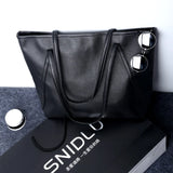 Portable Women's Shoulder Bag Toothpick Pattern Leisure Version