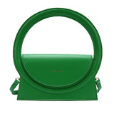 Round Handle Bag Clutch Bag Lady Crossbody Shoulder Bag