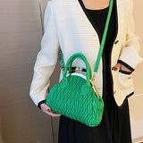 Shoulder Bag Women Crossbody Shell Clutch Purse Green Handbag
