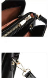 Beige Women's Bucket Bag One Shoulder High Wallet Handbag