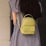 Women Casual Backpack Shoulder Bag Mini Crossbody Leather Backpacks