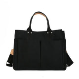 Canvas Crossbody Handbag Large Capacity Shoulder Bag for Women