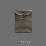 Leather Laptop Sleeve Bag 13 Inch Notebook Business Handbag Briefcase