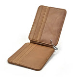 Leather Men's Wallets Retro Money Wallet for Men Durable Real Cow Leather