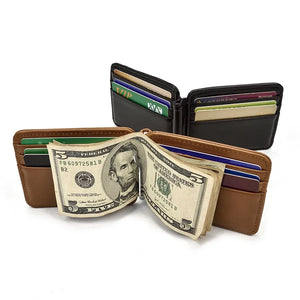 Leather Men's Wallets Retro Money Wallet for Men Durable Real Cow Leather