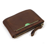 Leather Men's Wallet Retro Durable Real Leather Purse for Men Women