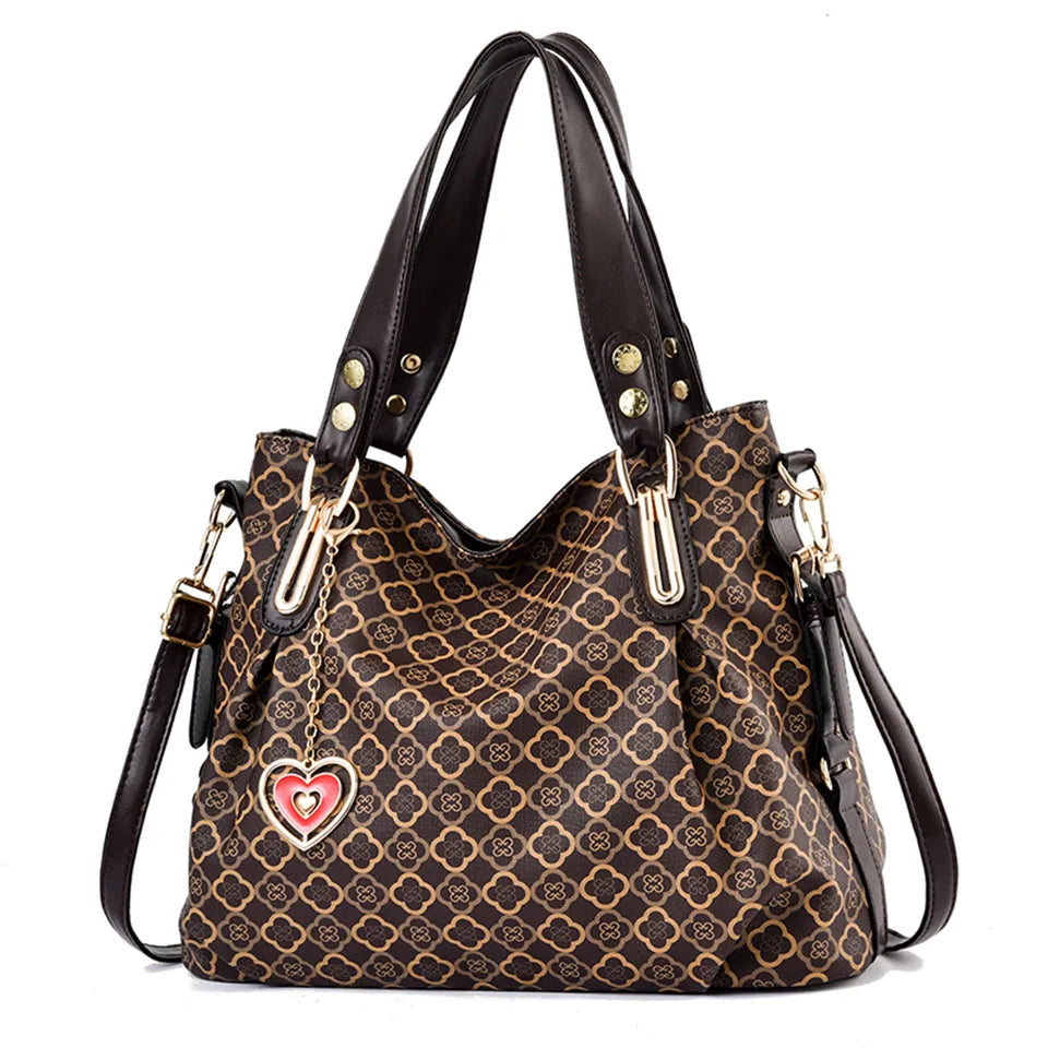 Women's Top Handle Bag Vintage Leather Shoulder Crossbody Tote