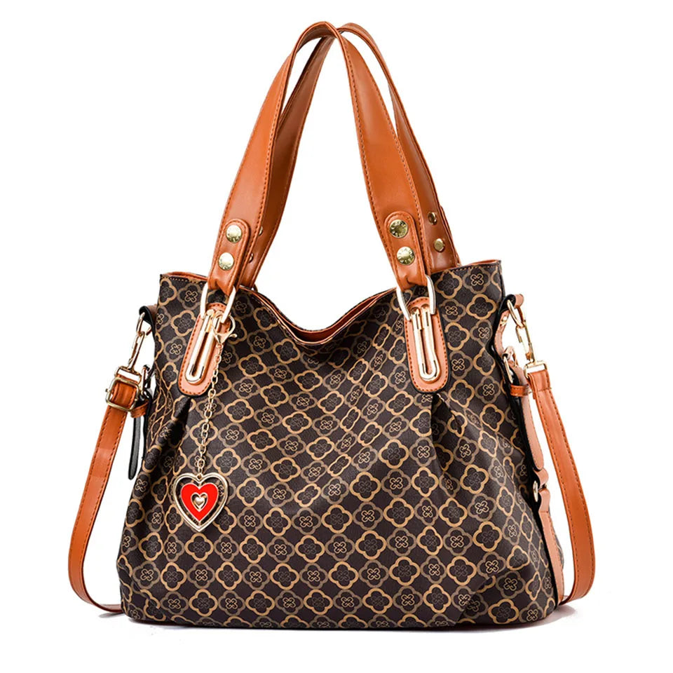 Women's Top Handle Bag Vintage Leather Shoulder Crossbody Tote