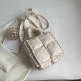 Small Leather Top Handle Tote Bag for Women - Winter Trends
