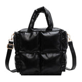Small Leather Top Handle Tote Bag for Women - Winter Trends