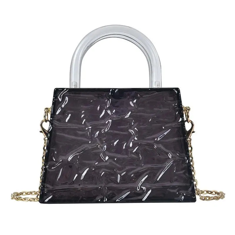 Transparent Small Phone Bag Chain Handbag Lipstick Messenger