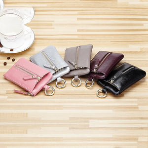 Cwohide Car Keys Wallets Leather Key Holder Organizer Housekeeper Keychain Purse