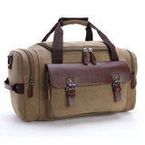 Casual Travel Duffel Bag PU Leather Men Handbags Large Capacity Messenger Tote