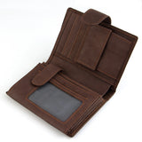 Top Cow Leather Men's Wallet with Passport Holder WB86