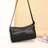 Real Cowhide Women's Casual Bag Girls Messenger Bag Small Shoulder Bag