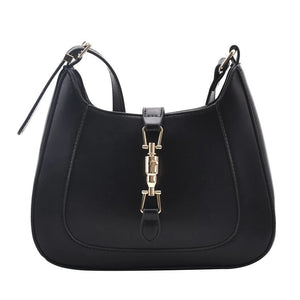 Leather Shoulder Crossbody Bags for Women Dual Straps Underarm Sac A Main