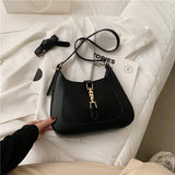 Women's Leather Crossbody Bag Underarm Sac A Main