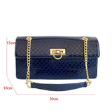 Leather Crossbody Bag for Women Underarm Handbag Flap