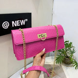 Leather Crossbody Bag for Women Underarm Handbag Flap