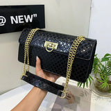 Leather Crossbody Bag for Women Underarm Handbag Flap