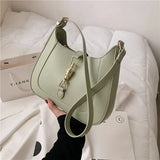 Leather Shoulder Crossbody Bag for Women Underarm Sac