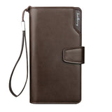 PU Leather Long Wallet Multifunction Purse Clutch Zipper Around Wallets