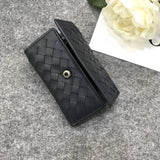 Real Lambskin 6 Keys Holder Cash Clip Button Wallet