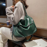 Large Capacity Women Handbag Shoulder Bag Totes Lady PU Messenger