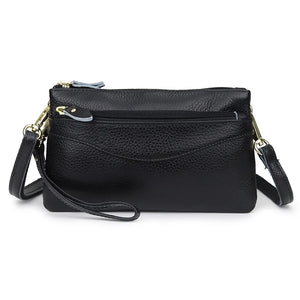 Women Phone Bag Shoulder Bag Soft Leather Crossbody Messenger Mini Clutch Bag