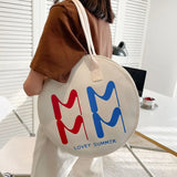 Canvas Tote Bag Large Capacity Handbag Women Shoulder Bag Shopping Purse