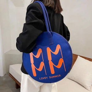 Canvas Tote Bag Large Capacity Handbag Women Shoulder Bag Shopping Purse