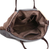 Vintage Canvas Tote Handbag High Women's Travel Shoulder Bag