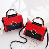 Small Hand Bag Casual Ladies Patchwork Top-handle Bag