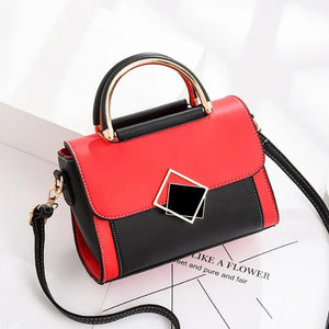 Small Hand Bag Casual Ladies Patchwork Top-handle Bag