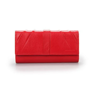 Cowhide Women's Bag Long Wallet Leather Wallet Handbag
