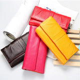 Cowhide Women's Bag Long Wallet Leather Wallet Handbag