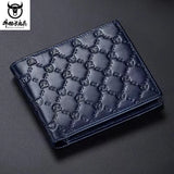 TopFight 100% Leather Men Wallets Wallet Men Clip Cowhide Wallet