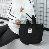 Women Corduroy Shoulder Bag Small Cotton Canvas Handbag