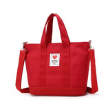 Women Corduroy Shoulder Bag Small Cotton Canvas Handbag