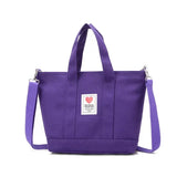 Women Corduroy Shoulder Bag Small Cotton Canvas Handbag