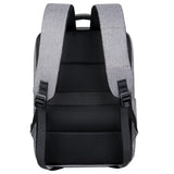 Triangle Splicing Men Backpack Bag 15.6 Inch Laptop High School Bag