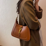 Retro PU Leather Shoulder Bag for Women Handbag
